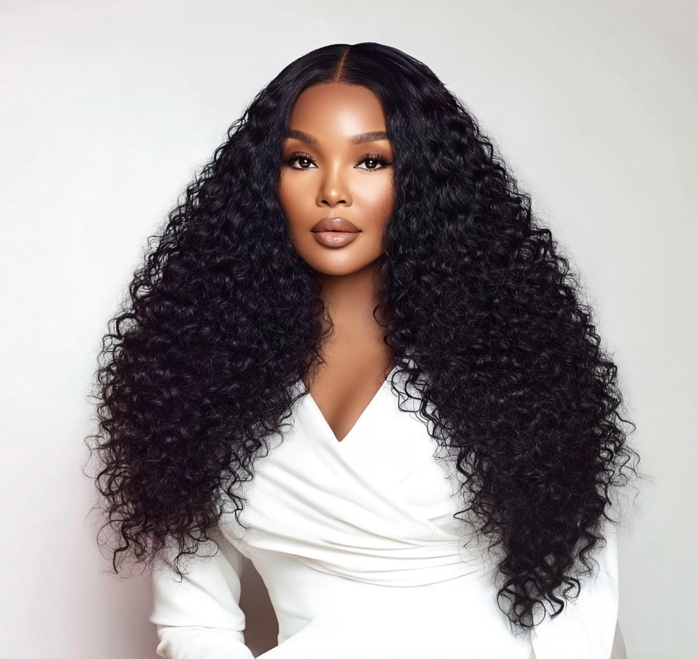 Strand Sculpt No Fuss No Mess 13X6 HD Lace Front Wig Deep Curly Glueless Wig