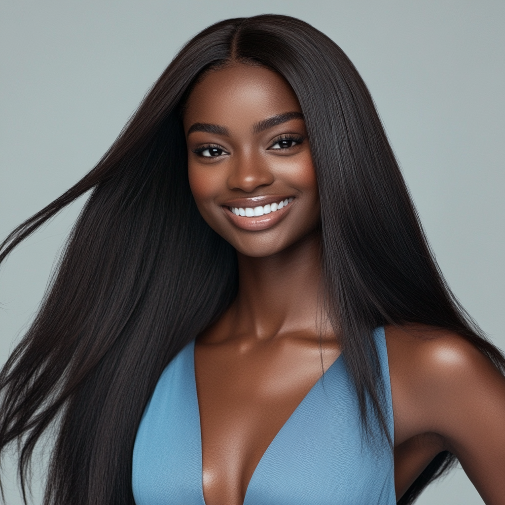 The Strand Sculpt No Fuss No Mess 6x6 Straight Lace Front Glueless Wig with Skinline HD Lace