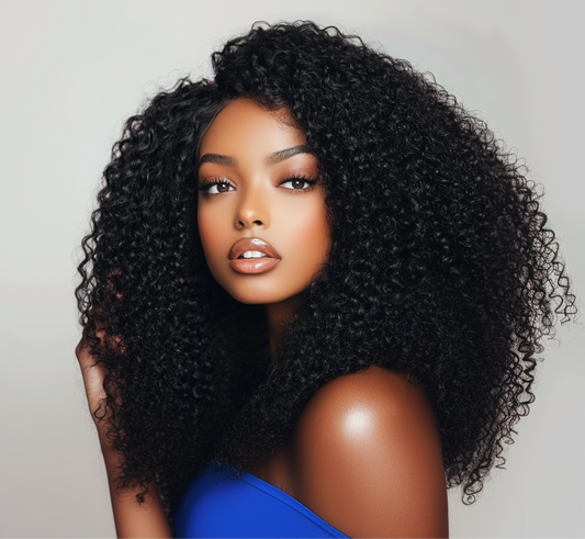 Strand Sculpt No Fuss No Mess 13X6 HD Lace Front Wig Kinky Curly Glueless Wig